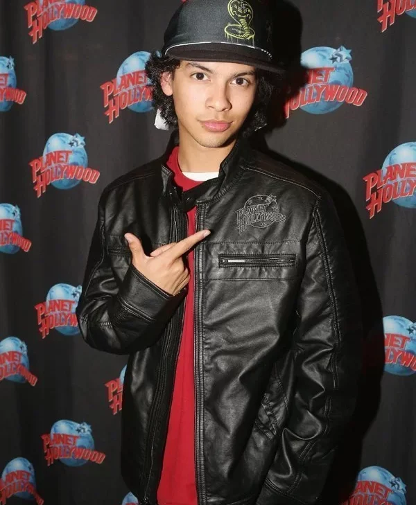Cobra Kai Xolo Mariduena Planet Hollywood Leather Jacket 2