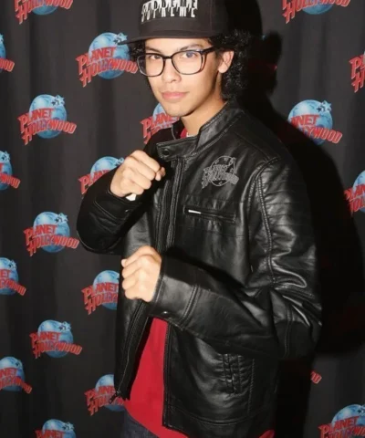 Cobra Kai Xolo Mariduena Planet Hollywood Leather Jacket