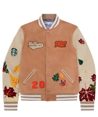 Colm Dillane Starbucks KidSuper Team PSL Varsity Jacket