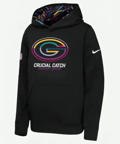 Crucial Catch Green Bay Packers Hoodie Front