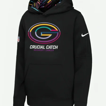 Crucial Catch Green Bay Packers Hoodie Front