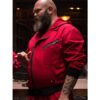 Darko Peric Money Heist Helsinki Red Cotton Jacket1