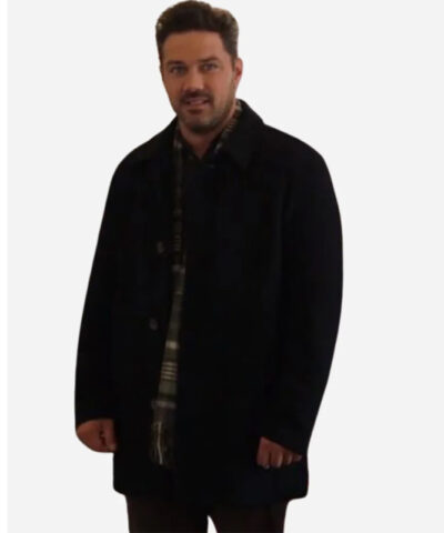 David Robinson Under The Christmas Sky Coat front