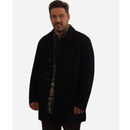 David Robinson Under The Christmas Sky Coat front