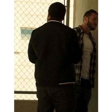 Den Of Thieves OShea Jackson Jr Black Bomber Jacket bck