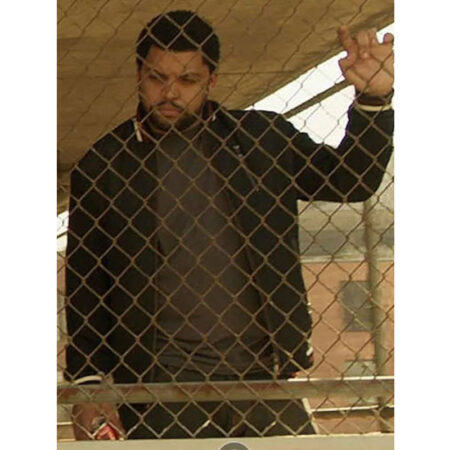 Den Of Thieves OShea Jackson Jr Black Bomber Jacket front