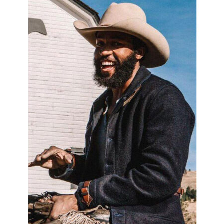 Denim Richards Yellowstone Black Jacket front