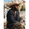 Denim Richards Yellowstone Black Jacket side