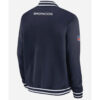 Denver Broncos Sideline Coach Blue Jacket back