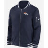 Denver Broncos Sideline Coach Blue Jacket front1