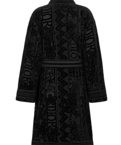 Dior Black Bathrobe back