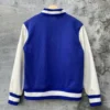 Disney Monster University Blue and White Letterman Jacket