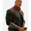 Dwayne Johnson Red One Leather Vest front