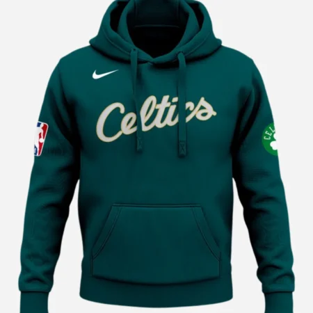 Ed Sheeran Boston Celtics Green Fleece Pullover Hoodie For Unisex