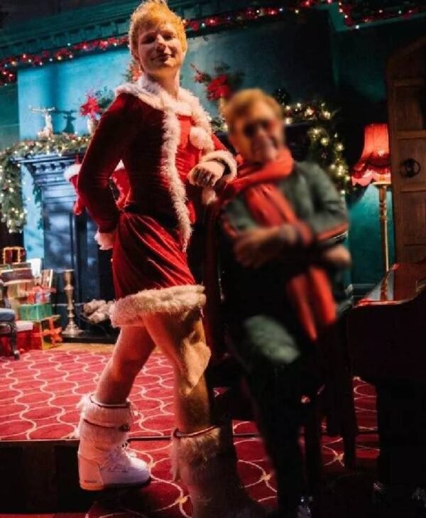 Ed Sheeran Merry Christmas Santa Claus Costume