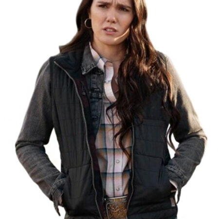 Eden Brolin Yellowstone Puffer Vest full