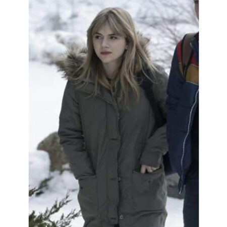 Emilia Jones Locke And Key Hooded Coat front