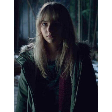 Emilia Jones Locke And Key Hooded Coat front1