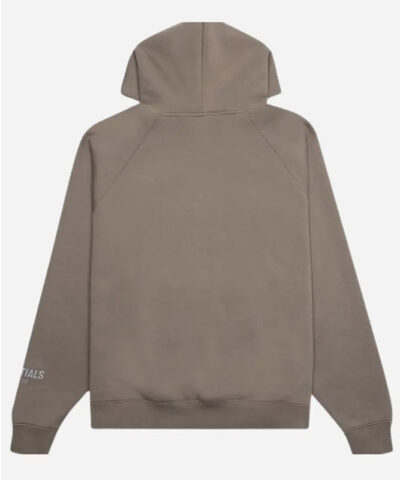 Essentials Brown Hoodie back