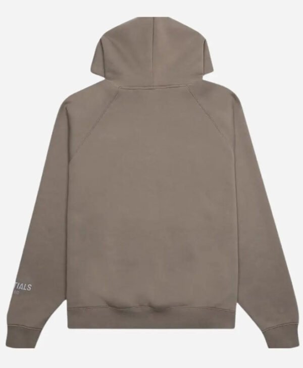 Essentials Brown Hoodie back