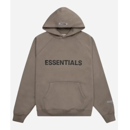 Essentials Brown Hoodie front
