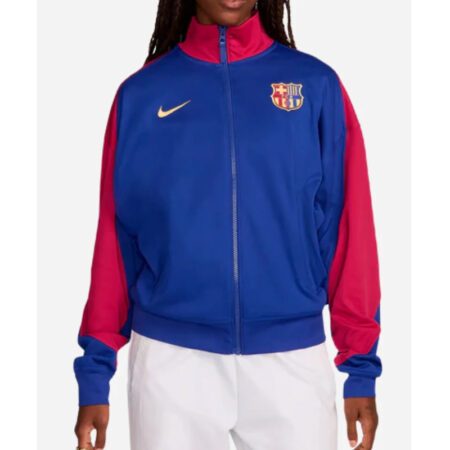 FC Barcelona Pre Match Anthem Jacket front