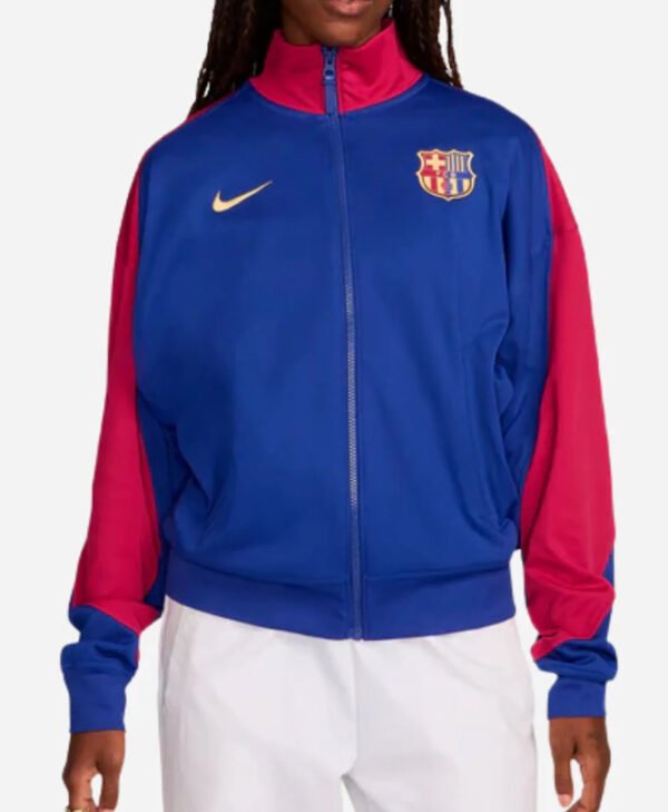 FC Barcelona Pre Match Anthem Jacket front