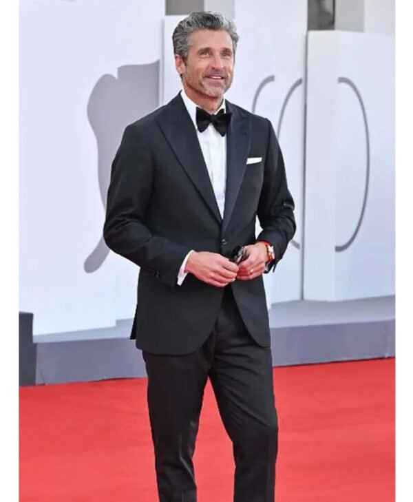 Ferrari Movie Event Patrick Dempsey Black Suit front