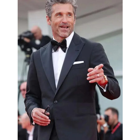 Ferrari Movie Event Patrick Dempsey Black Suit front1