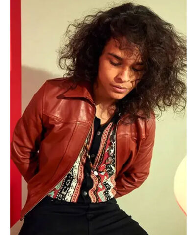 Fitting In 2024 Adam Brown Leather Jacket front