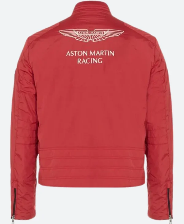 GB Hacket Astin Martin F1 Racing Jacket Back Image