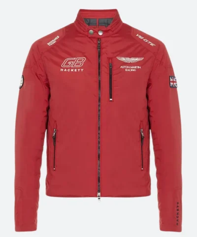 GB Hacket Astin Martin F1 Racing Jacket Front Image