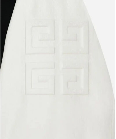 Givenchy Cropped Varsity Black Jacket sleeves