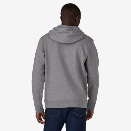 Grey Patagonia Hoodie back