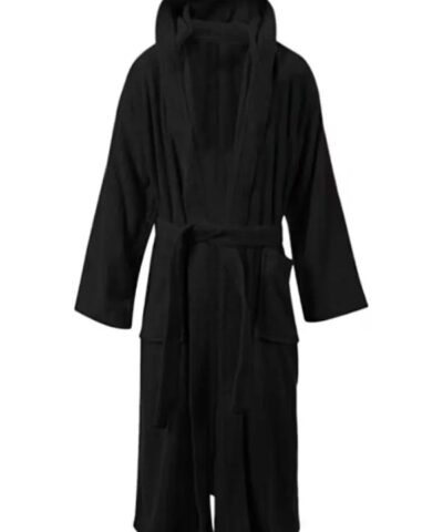 Halloween Black Bathrobe front