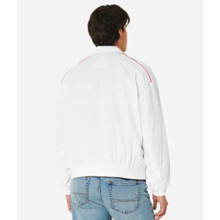 Hollister Mclaren White Jacket back