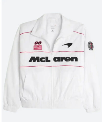 Hollister Mclaren White Jacket front