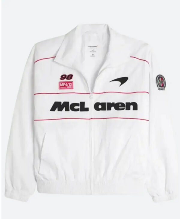 Hollister Mclaren White Jacket front