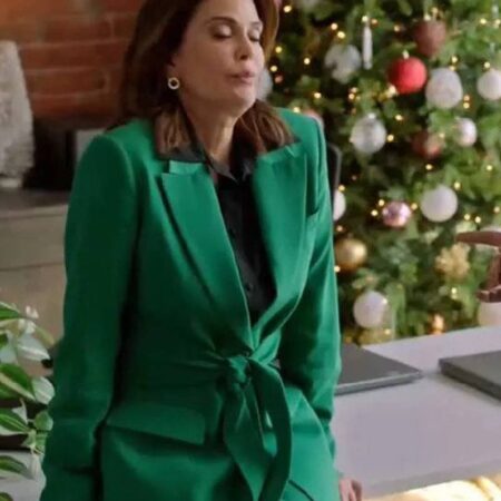 How To Fall In Love By Christmas 2023 Teri Hatcher Green Blazer