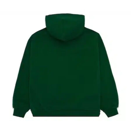 Hunter Green Sp5der Web Hoodie back