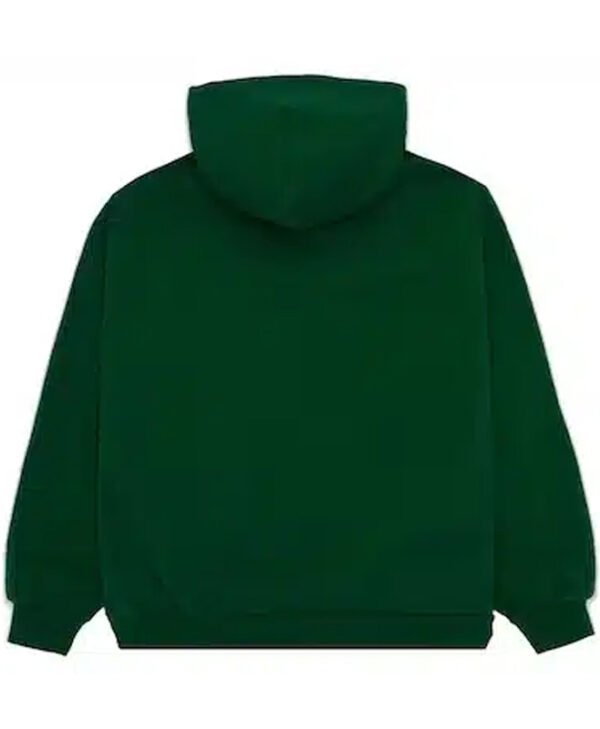 Hunter Green Sp5der Web Hoodie back