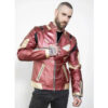 Iron Man Inspired Leather Jacket front2