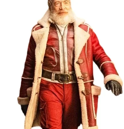 J K Simmons Red One Santa Claus Coat