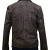 Jason Voorhees Mortal Kombat X Distressed Brown Leather Jacket
