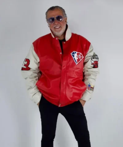 Jeff Hamilton 75th NBA Leather Jacket