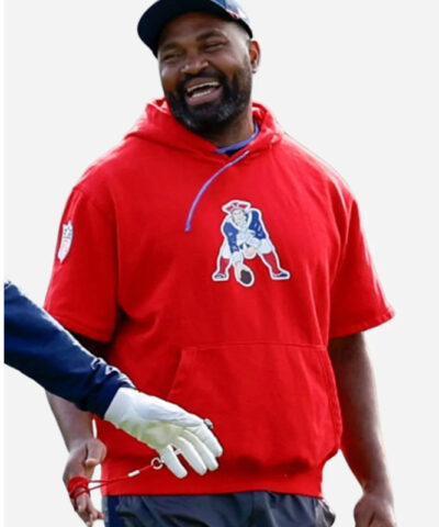 Jerod Mayo Red Hoodie front