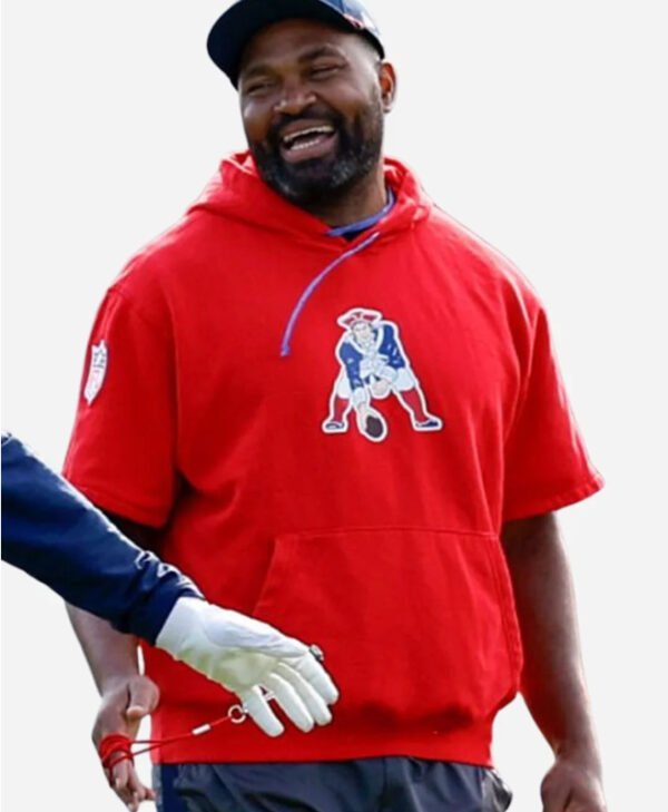 Jerod Mayo Red Hoodie front