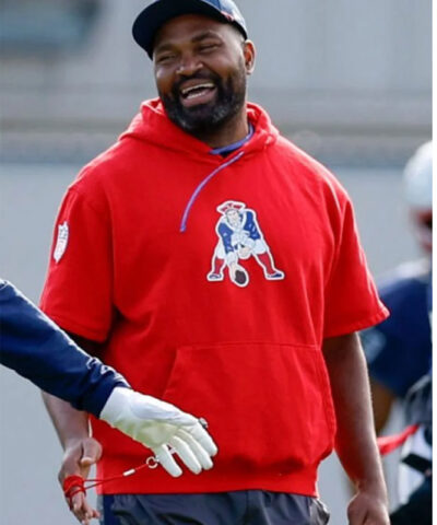 Jerod Mayo Red Hoodie front1