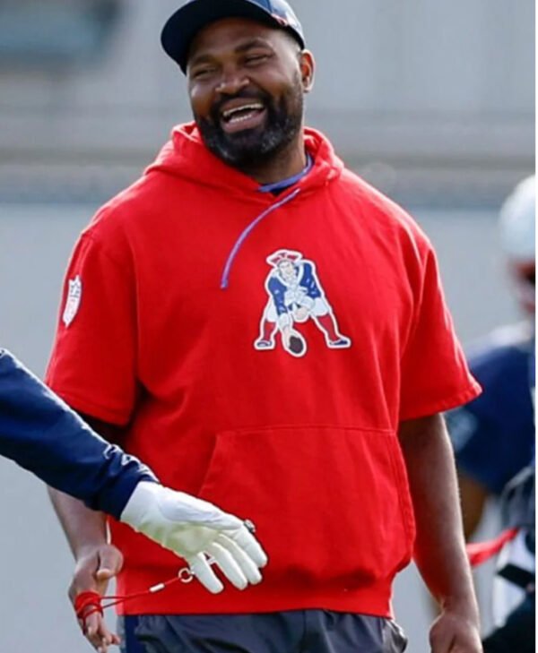 Jerod Mayo Red Hoodie front1