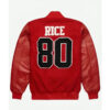 Jerry Rice San Francisco GOAT Varsity Jacket back